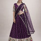 Dola Silk Meena Weaving Lehenga Set with Dupatta