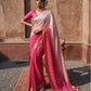 Dual Tone sequins work Party Wear Saree for Festive and Wedding Occasions