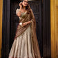 Dupion Silk Zari Weaving Lehenga Set