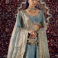 Dusty Blue Zari Lehenga