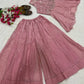 Dusty Rose Halter Sharara