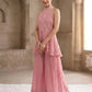 Dusty Rose Halter Sharara