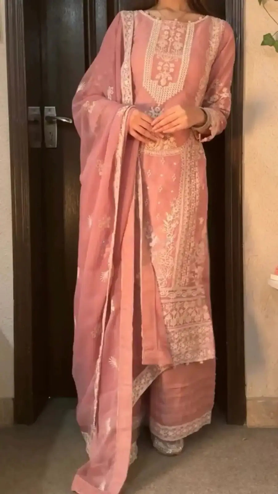Dusty Rose Sequin Suit