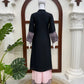Ebony Thread Embroidered Kurta