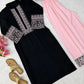 Ebony Thread Embroidered Kurta