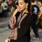 Ebony Thread Embroidered Kurta