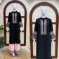 Ebony Thread Embroidered Kurta