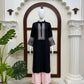 Ebony Thread Embroidered Kurta