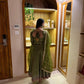Elegant Anarkali Suit Set with Organza Dupatta for Festive and Ethnic Wear