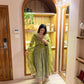 Elegant Anarkali Suit Set with Organza Dupatta for Festive and Ethnic Wear