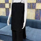 Elegant Black Faux Georgette Sequins Palazzo Set for Party and Festive Wear