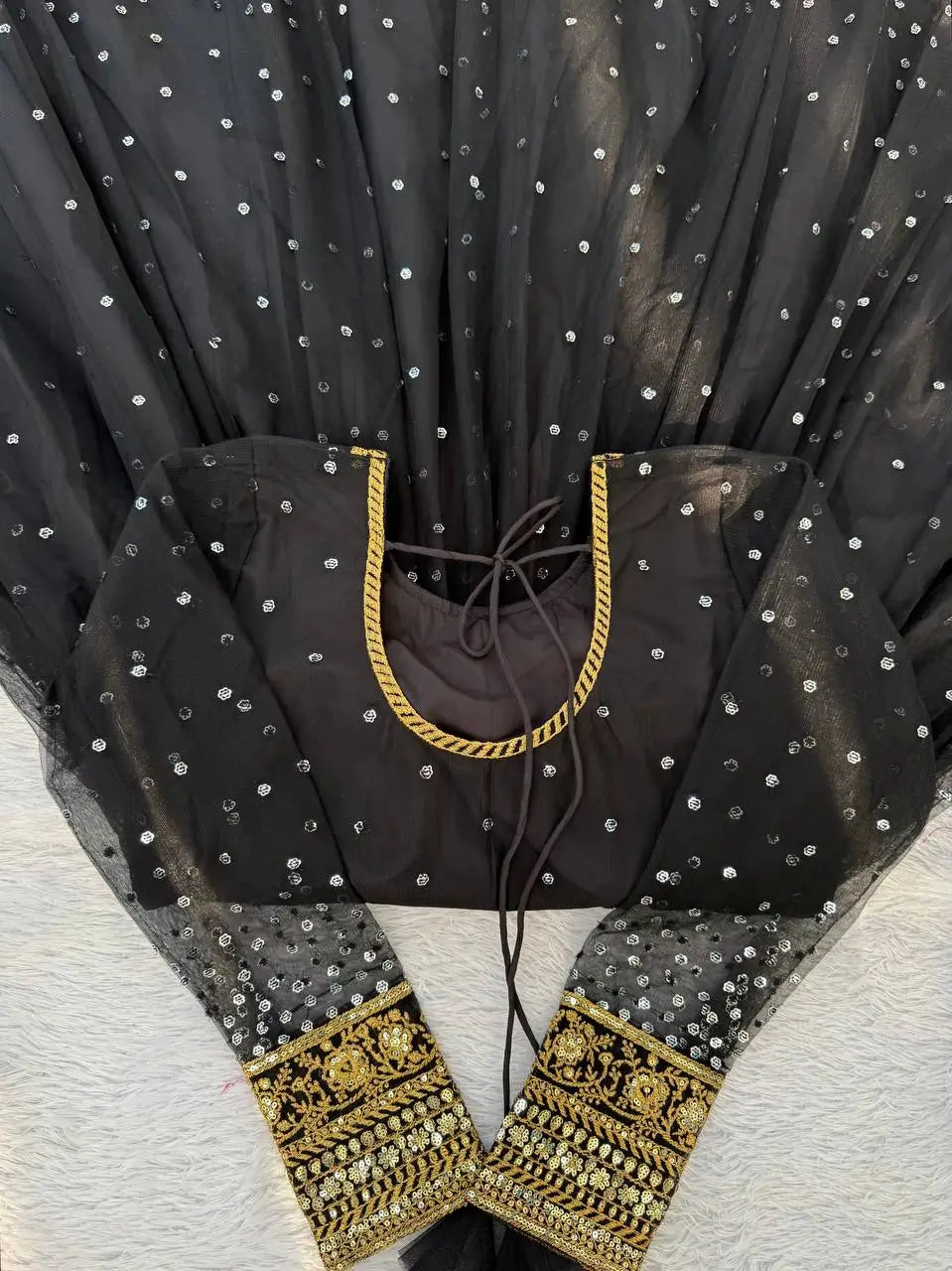 Elegant Butterfly Net Anarkali Set for Festive and Wedding Wear