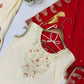 Elegant Butterfly Net Embroidered Top & Plazzo Set