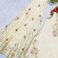 Elegant Butterfly Net Embroidered Top & Plazzo Set