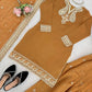 Elegant Chanderi Embroidered Kurta Plazo Dupatta Set for Festive, Formal and Occasion Wear