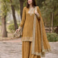 Elegant Chanderi Embroidered Kurta Plazo Dupatta Set for Festive, Formal and Occasion Wear