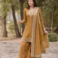 Elegant Chanderi Embroidered Kurta Plazo Dupatta Set for Festive, Formal and Occasion Wear