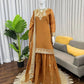 Elegant Chanderi Embroidered Kurta Plazo Dupatta Set for Festive, Formal and Occasion Wear