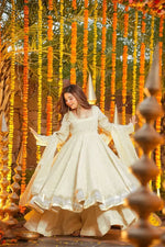 Elegant Chinnon Silk Gown Set