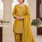 Elegant Chinon Farshi Suit Set for Festive and Wedding Wear