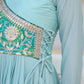 Elegant Chinon Printed Gown for Festive and Occasion Wear
