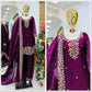 Elegant Chinon Silk Embroidered Suit Set for Festive and Wedding Wear