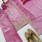 Elegant Chinon Silk Embroidered Suit Set for Festive and Wedding Wear