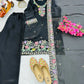 Elegant Chinon Silk Embroidered Suit Set for Festive and Wedding Wear