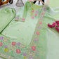 Elegant Chinon Silk Embroidered Suit Set for Festive and Wedding Wear
