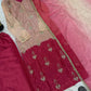 Elegant Chinon Silk Handwork Suit Set for Festive and Party Wear