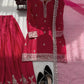 Elegant Chinon Silk Plazo Set for Festive and Wedding Wear