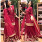 Elegant Chinon Silk Plazo Set for Festive and Wedding Wear