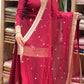 Elegant Chinon Silk Plazo Set for Festive and Wedding Wear