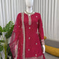 Elegant Chinon Silk Plazo Set for Festive and Wedding Wear