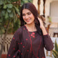 Elegant Cotton Embroidered Kurti Pant Dupatta Set for Festive and Daily Occasion Wear