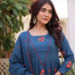 Elegant Cotton Embroidered Kurti Pant Dupatta Set for Festive and Daily Occasion Wear