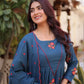 Elegant Cotton Embroidered Kurti Pant Dupatta Set for Festive and Daily Occasion Wear