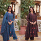 Elegant Cotton Embroidered Kurti Pant Dupatta Set for Festive and Daily Occasion Wear