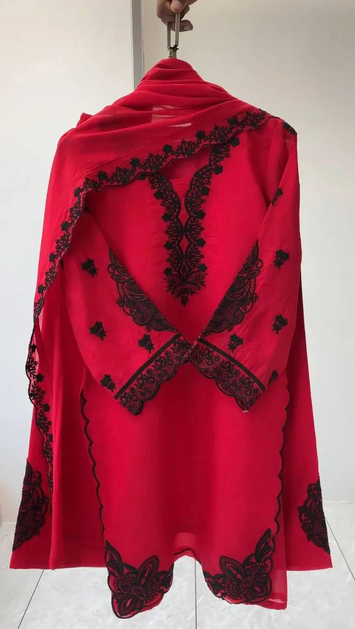 Elegant Cotton Embroidered Suit Set for Festive and Daily Wear