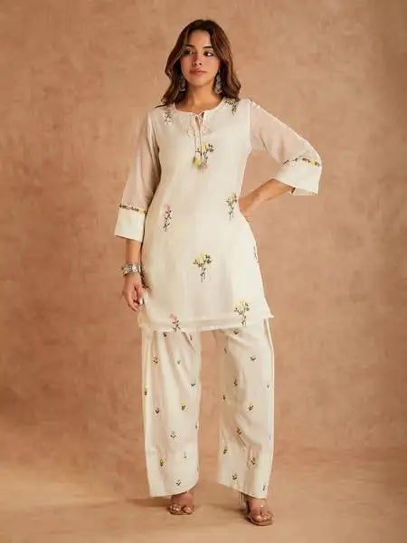 Elegant Cotton Silk Farshi Suit Set for Festive and Day Occasion Wear