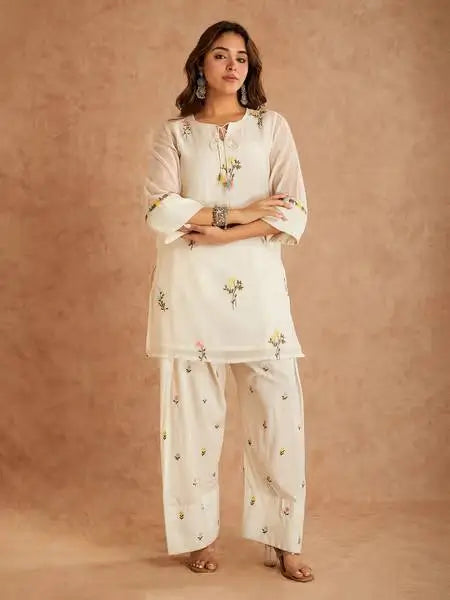 Elegant Cotton Silk Farshi Suit Set for Festive and Day Occasion Wear