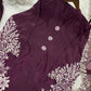 Elegant Crape Silk Plazzo Suit Set for Festive and Occasion Wear
