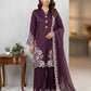 Elegant Crape Silk Plazzo Suit Set for Festive and Occasion Wear