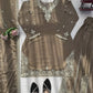 Elegant Crepe Embroidered Sharara Suit Set