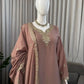 Elegant Crepe Embroidered Sharara Suit Set