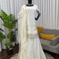 Elegant Crepe Palazzo Suit Set for Festive and Occasion Wear