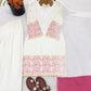 Elegant Crepe Silk Kurta Set with Handwork Lace for Festive and Occasion Wear