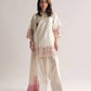 Elegant Crepe Silk Kurta Set with Handwork Lace for Festive and Occasion Wear