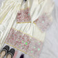 Elegant Crepe Silk Kurta Set with Moti Handwork and Organza Dupatta for Festive Wear