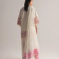Elegant Crepe Silk Kurta Set with Moti Handwork and Organza Dupatta for Festive Wear